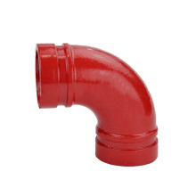 Ductile Iron Grooved Pipe Fittings 90 Degree Grooved Long Radius Elbow